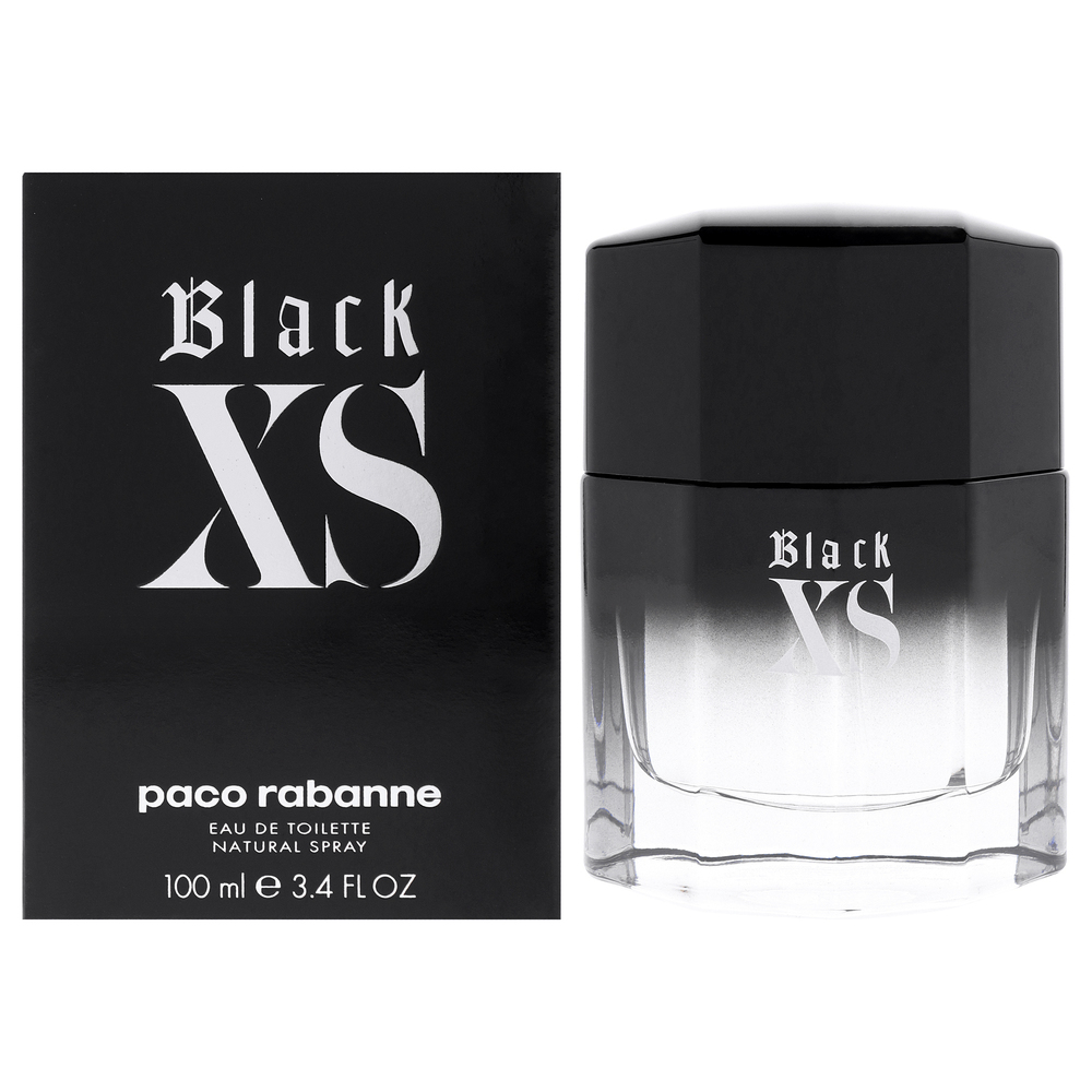 Black XS by Paco Rabanne for Men 3.4 oz EDT Spray